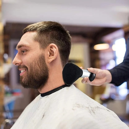 Marseilis-cepillo suave para quitar el polvo del cuello, cepillo suave para cortar el pelo, limpieza del cuello y Facial