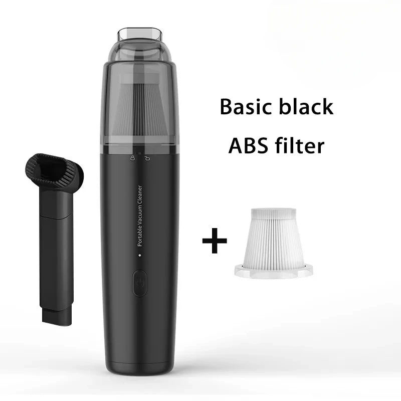 Aspiradora eléctrica para coche, mini, portátil, de alta potencia, inalámbrica, de mano, potente, removedora de polvo, limpieza profunda, para el hogar nuevo.