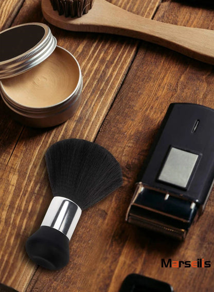 Marseilis-cepillo suave para quitar el polvo del cuello, cepillo suave para cortar el pelo, limpieza del cuello y Facial