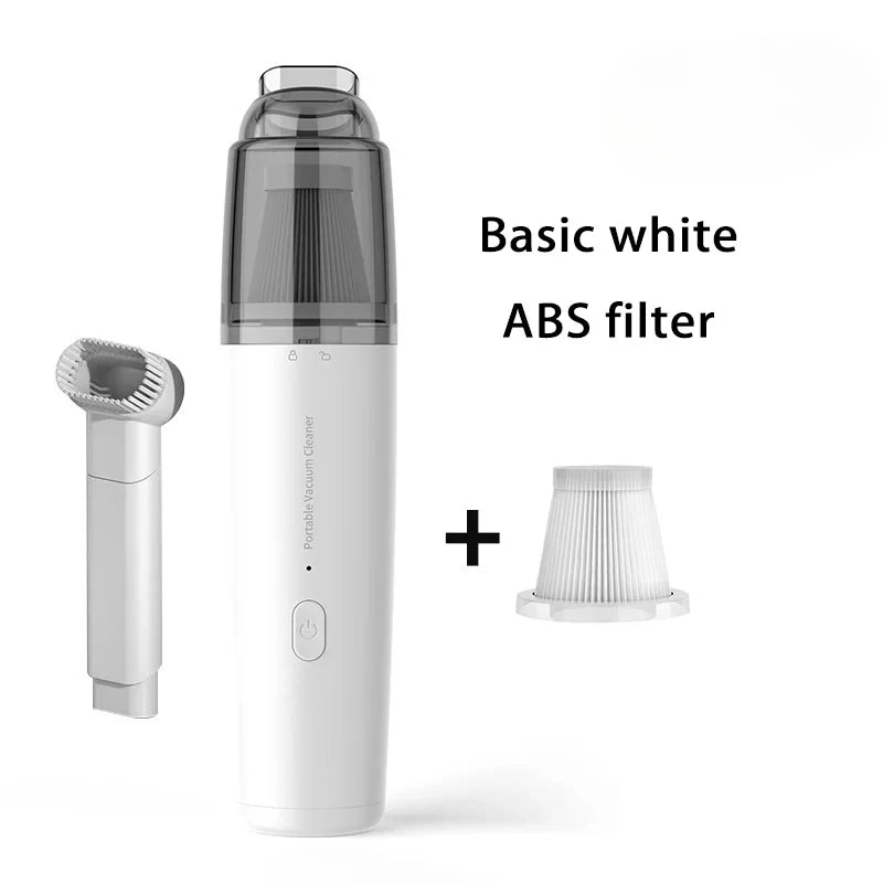 Aspiradora eléctrica para coche, mini, portátil, de alta potencia, inalámbrica, de mano, potente, removedora de polvo, limpieza profunda, para el hogar nuevo.