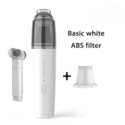 Aspiradora eléctrica para coche, mini, portátil, de alta potencia, inalámbrica, de mano, potente, removedora de polvo, limpieza profunda, para el hogar nuevo.