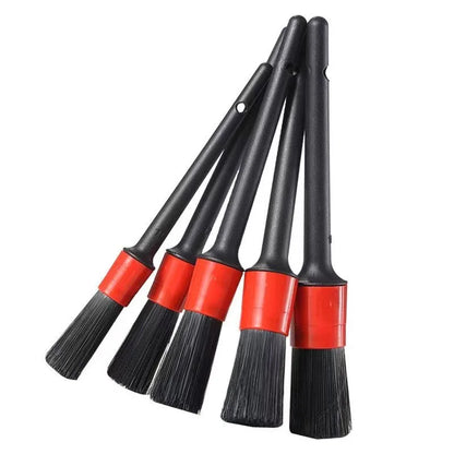 Juego de cepillos de detallado Cepillos para coche Cepillo de detallado para limpieza de coche Cepillo de detallado Salida de aire del salpicadero Cepillos para ruedas