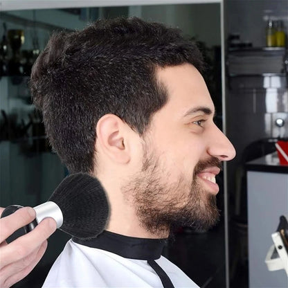 Marseilis-cepillo suave para quitar el polvo del cuello, cepillo suave para cortar el pelo, limpieza del cuello y Facial