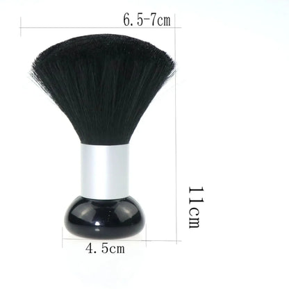 Marseilis-cepillo suave para quitar el polvo del cuello, cepillo suave para cortar el pelo, limpieza del cuello y Facial