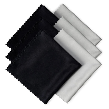 Paquete de 10 paños de microfibra para limpiar pantallas de gafas, accesorios para gafas y pantallas de teléfonos móviles.
