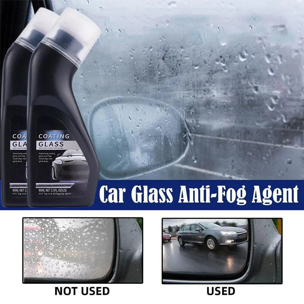 Spray antivaho para coches, agente de recubrimiento antivaho para cristales, desempañador de ventanas, pantallas, espejos y parabrisas.