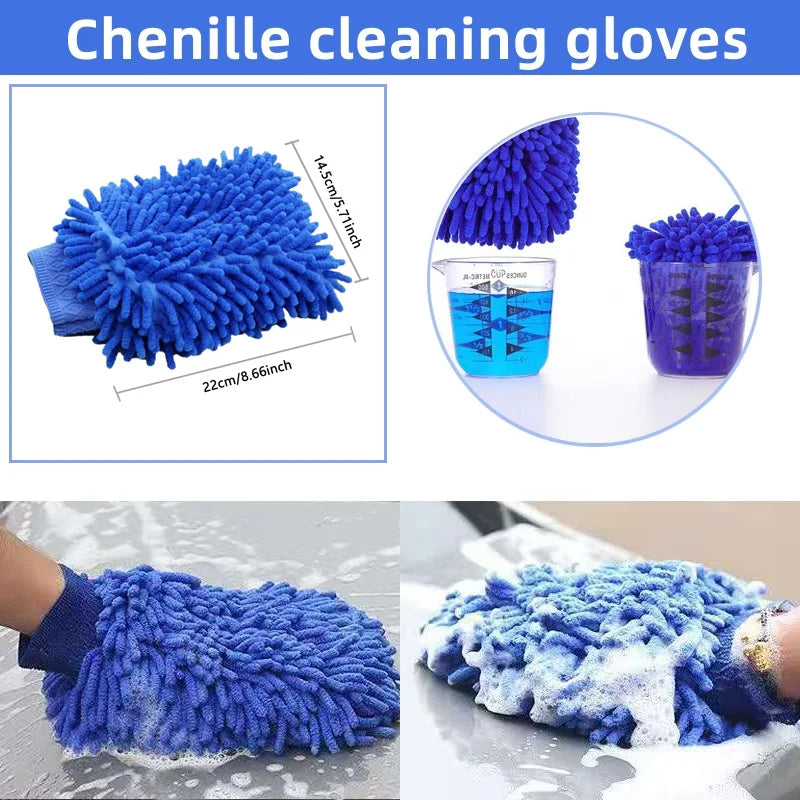 Juego de cepillos para detallado de automóviles. El kit de limpieza definitivo para el mantenimiento de las rejillas de ventilación. Cepillo para el desatasco de las salidas de aire del automóvil.