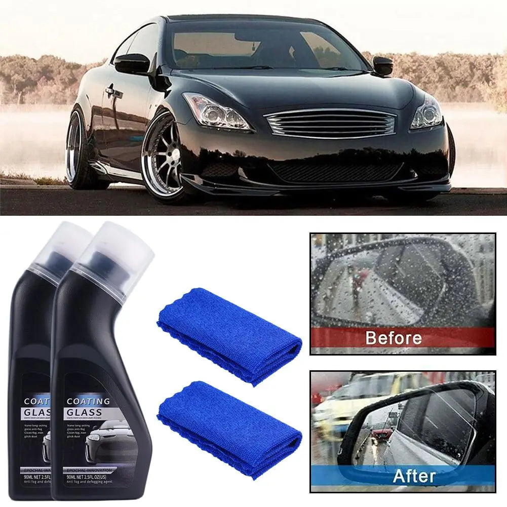 Spray antivaho para coches, agente de recubrimiento antivaho para cristales, desempañador de ventanas, pantallas, espejos y parabrisas.
